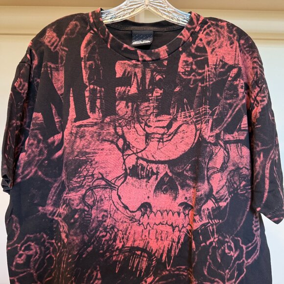 Vintage FMF Skull Roses Mens T-Shirt Size XL - Picture 2 of 7